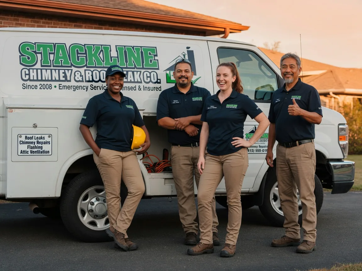 Chimney flashing repair company in Glouster, OH